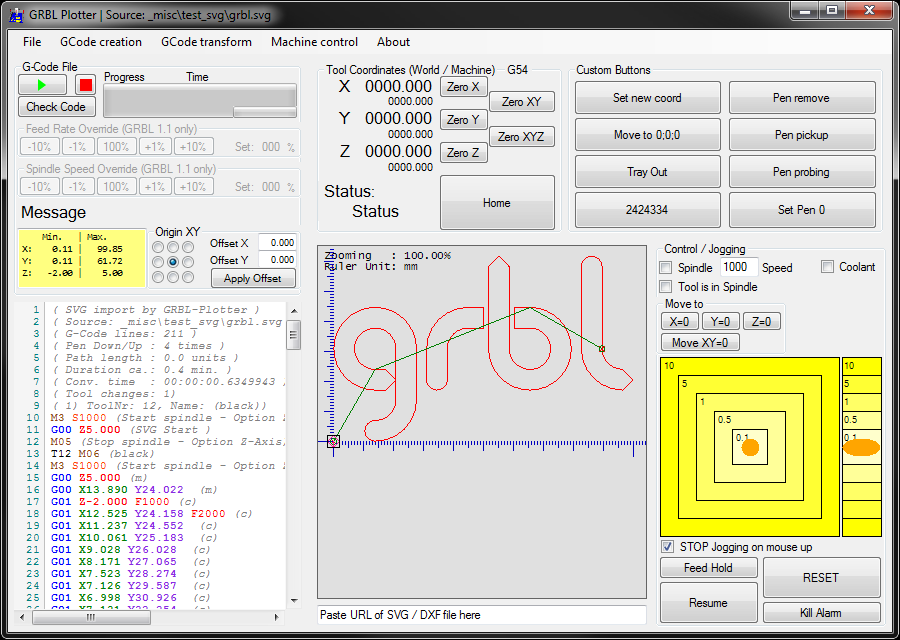 控制 Grbl_ESP32